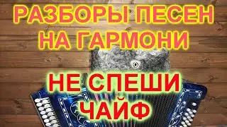 РАЗБОРЫ ПОД ГАРМОНЬ!  НЕ СПЕШИ! ЧАЙФ!