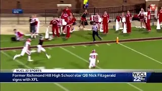 Former Richmond Hill Star Nick Fitzgerald sign with XFL