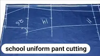 boy school uniform pant cutting very easy/school dress cutting in hindi/pant cutting
