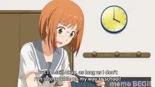 shot on iphone meme but it's anime