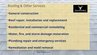 Roofing and Construction Company in Houston