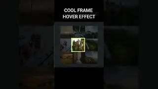 Cool frame hover HTML / CSS  