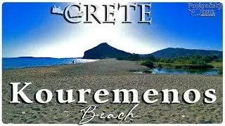 🇬🇷Crete, Kouremenos Beach Road 2022, Greece - Kréta, Kouremenos cesta popri pobreží 2022