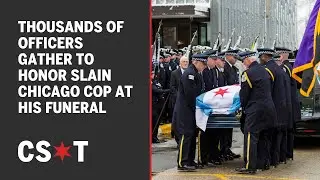 Thousands of officers gather to honor slain Chicago cop at his funeral