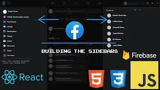 🚀🚀Building The Sidebars Of Facebook Clone V2 | DecaCode73