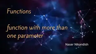 python functions with more than one parameters