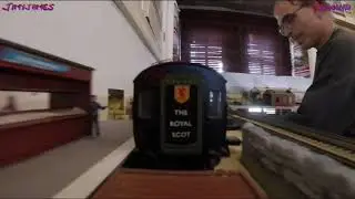 Unwind With Bachmann Station Pilot Pulling Hornby Royal Scot Carriages...