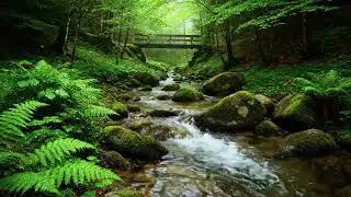 Relaxing Music  with soft water sounds| Deep Healing & Stress Relief, water sound, meditation, river