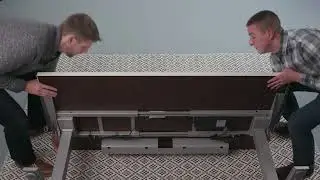 Fellowes Levado Height-Adjustable Desk - How To Assemble Without Versatop Clamps