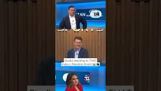 Commentators react to crazy India vs Pakistan World Cup ending 🇮🇳🇵🇰 #shorts #cricket #t20worldcup