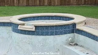 swimming pool coping & tile remodel process ~ demo & install