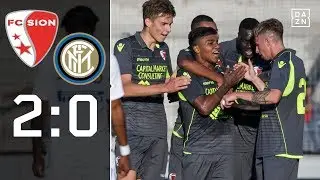 Ersch&ouml;pfte Mail&auml;nder unterliegen Sion: FC Sion - Inter Mailand 2:0 | Highlights | DAZN