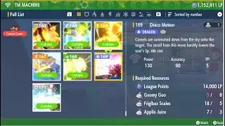 Pok&eacute;mon Scarlet and Violet - How to Craft TM 169 (Draco Meteor) using TM Machine