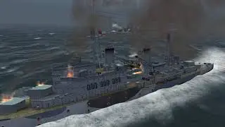 Silent Hunter 3 Helping The Bismarck With Tirpitz (Warship Mod V3.0)