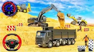 City Road JCB Driver 🚧 Construction Simulator 3D | Real Build Gameplay | Android 2026 / JcbvideoGame
