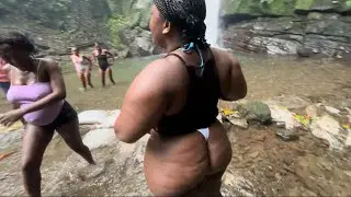 River vlog with friends , (Falling edge water falls)