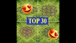 TOP 30 FUNNY/TROLL CoC Base Design Compilation for TH7 to TH12 w/ COPY LINKS! - Clash of Clans
