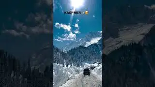 Kashmir 🥶❣️ #travel #reels #kashmir #snow #vlog #mountains #love #nature #viralreels #reelsindia