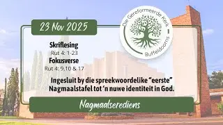 Insluiting by die eerste nagmaalstafel tot &lsquo;n nuwe identiteit in God.