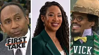 FIRST TAKE | Tiffany Greene on breaking barriers as 1st Black woman play-by-play voice in CFB