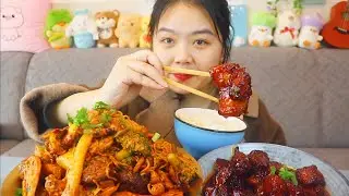 Home cooking/Sweet and savory braised pork pairs perfect🥰Mukbang eating show #trending
