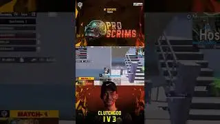 @clutchgod960 Quick 1v3 in BGMI Pro Scrims | NF Esports