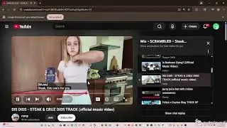 Я плохо отреагировал на SIS DISS - STEAK & CRUZ DISS TRACK (официальный клип) в моем .