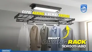 PHILIPS SMART DRYING RACK SDR505-AB0 | RAK PENGERING PINTAR, PRAKTIS & STYLISH