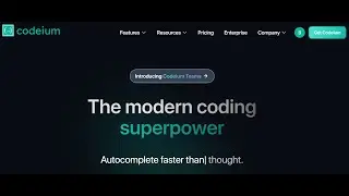 Codeium - (free) AI coding assistant as alternative to GitHub Copilot