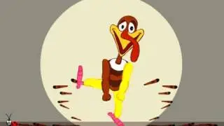 Dance Turkey -Funny  Animated  E-cards