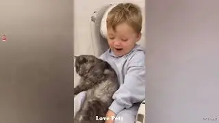 Instinct Surges: Dog Doesn't Stop Defending Its Little Human. 🥰