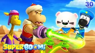 Adventures in Ancient Desert Civilization | Animal Rescue Team | Kids Cartoons | Super BOOMi