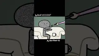 92 - Борьба за смену канала🤩🤩🤩👻  | #myghostfriend #animation #shorts #dsand #anime #cute