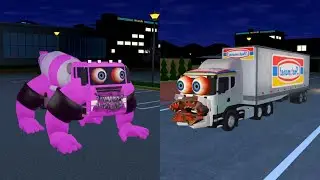 There's Horror Secret Place Anomali Pink Truck Mixer VS Truck Indomaret 😱 SAKURA SCHOOL SIMULATOR