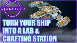 STARFIELD How To Add Workbench To Your Ship, All Crafting Stations, Research, spacesuit & weapons.