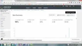 Canvas: Downloading Quiz Statistics