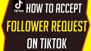 How To Accept Follower Request on Tiktok