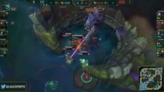 C9 vs SSG - Wombo Combo Team fight | World Championship 2016 - Quarterfinals