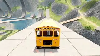School Bus Crash Test &ndash; Top 50 BeamNG Drive Bus Jumps & Yellow Bus Videos