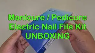 Electric nail polisher file unboxing Amazon M151 for manicure pedicure 8500 rpm motor sanding stones