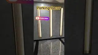 parking decor #ledlights #electrical #granite #ceramic #bademiyanchotemiyanteaser @cscvikram1