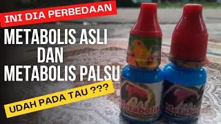 cara membedakan metabolis asli dan palsu mudah