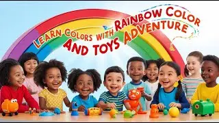 Learn Colors with Real Toys and Animatio Rainbow Color Adventure 🌈 | Educational Video for Kids