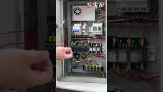 Motor control cabinet with star/delta starting system using PLC E.T.N #tuanvf #plc #automation