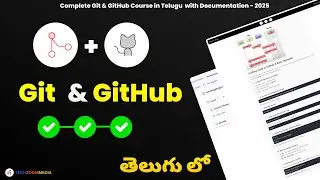 Git & GitHub Full Course Part 3 in Telugu | Advanced Git, PRs, Tags, Releases, Rebase TechZoomMedia