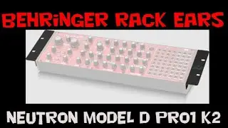Behringer Rack Ears for Neutron Model D Pro1 K2