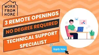 3 Remote Technical Support Specialist Jobs - Work From Home (No Degree Required)