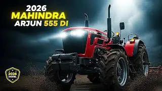 2026 Mahindra Arjun 555 DI Review | New Powerful 4WD Tractor for Heavy Farming | Price & Mileage!