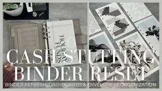 Cash Stuffing Binder Reset for the New Year | Binder Refresh, Dashboards & Envelope Reorganization