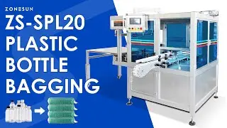 ZONESUN ZS-SPL20 Automatic Plastic Bottle Bagging Machine Bottle Bagger Bottle Packing Machine